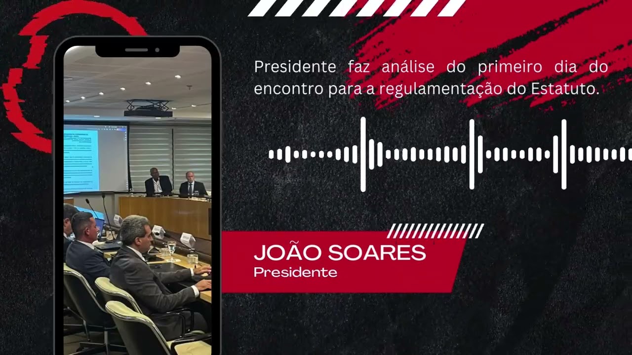 Presidente comenta o 1º dia do Encontro para a Regulamentação do Estatuto da Segurança Privada