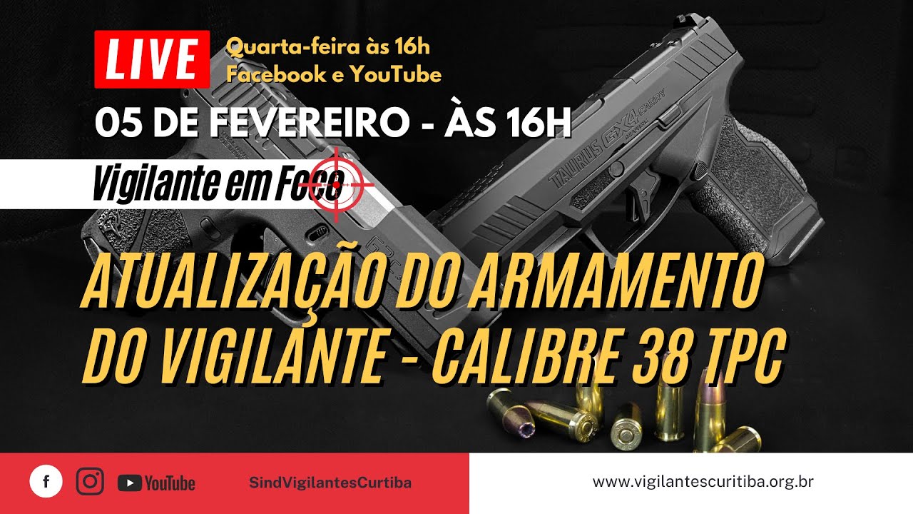 Atualização do armamento do vigilante para o 38 TPC